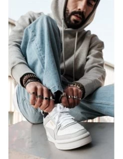 Puma Sneakers Homme Ca Pro Classic Cuir Gris/blanc -Magasin De Chaussures 380190 07b puma 3