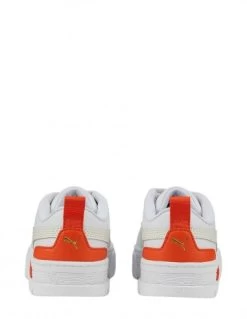 Puma Sneakers Compensées Enfant Mayze Lth Cuir Blanc/orange 9 Puma Sneakers Compensées Enfant Mayze Lth Cuir Blanc/orange -Magasin De Chaussures 384528 06y puma 3