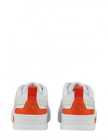 Puma Sneakers Compensées Enfant Mayze Lth Cuir Blanc/orange 6 Puma Sneakers Compensées Enfant Mayze Lth Cuir Blanc/orange – Image 4