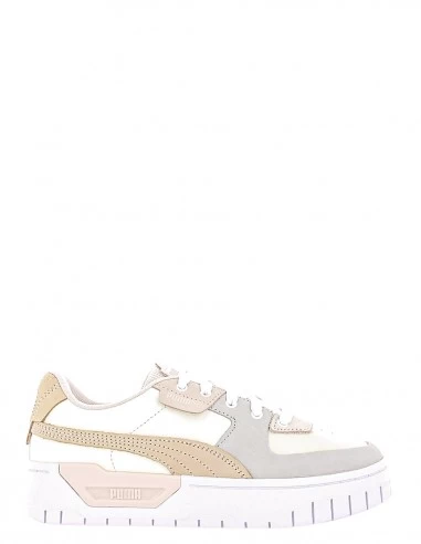Puma Sneakers Femme Cali Dream Cuir Blanc/beige/gris 3 Puma Sneakers Femme Cali Dream Cuir Blanc/beige/gris