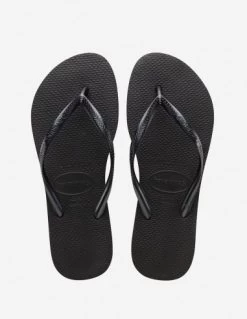 Havaianas Tongs Femme Slim Noir -Magasin De Chaussures 40000300090 hav slim 1