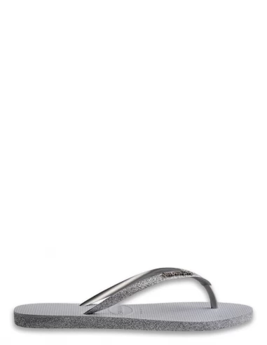Havaianas Tongs Femme Slim Sparkle II Gris Argenté 3 Havaianas Tongs Femme Slim Sparkle II Gris Argenté