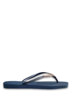Havaianas Tongs Femme Square Glitter Bleu Pailettes