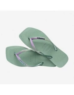 Havaianas Tongs Femme Square Glitter Vert Pailettes -Magasin De Chaussures 41481021809 havaianas 1