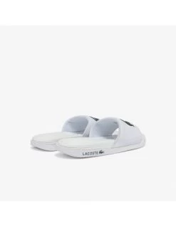 Lacoste Claquettes Homme Croco Dualiste Blanc/vert Foncé -Magasin De Chaussures 43cma0020 1r5 lacoste 2