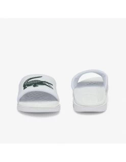 Lacoste Claquettes Homme Croco Dualiste Blanc/vert Foncé -Magasin De Chaussures 43cma0020 1r5 lacoste 4