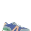 Lacoste Sneakers Homme L-spin Deluxe Bleu/orange/vert -Magasin De Chaussures 45sma0020 act lacoste