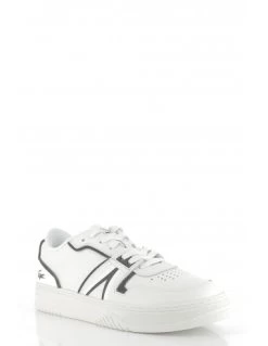 Lacoste Sneakers Homme L001 Cuir Blanc/noir -Magasin De Chaussures 45sma0126 147 lacoste 1