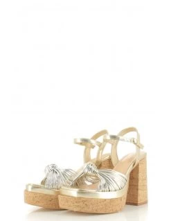 Kharisma Sandales à Talons 5594 Doré -Magasin De Chaussures 5594 laminato platin kharisma 1