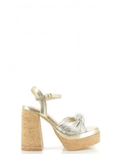 Kharisma Sandales à Talons 5594 Doré -Magasin De Chaussures 5594 laminato platin kharisma 3