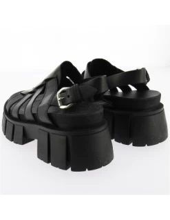 Mjus Sandales Compensées Femme Marmara Cuir Noir 8 Mjus Sandales Compensées Femme Marmara Cuir Noir -Magasin De Chaussures 57004 401 2