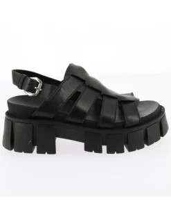 Mjus Sandales Compensées Femme Marmara Cuir Noir 9 Mjus Sandales Compensées Femme Marmara Cuir Noir -Magasin De Chaussures 57004 401 3