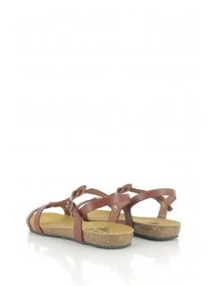 Plakton Sandales Femme Mam Coco Cuir Marron -Magasin De Chaussures 575412 5030 plakton 2