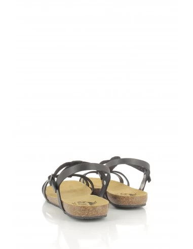 Plakton Sandales Femme Mam Coco Cuir Noir 7 Plakton Sandales Femme Mam Coco Cuir Noir – Image 5