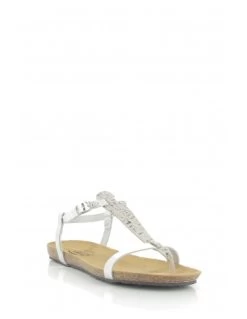 Plakton Sandales Femme Mam Zouk Cuir Argenté -Magasin De Chaussures 575713 plata beig plakton 1