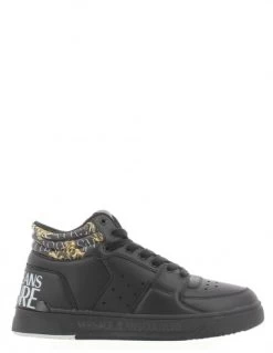 Versace Baskets De Ville Montantes Homme Starlight Black