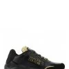Versace Baskets De Ville Femme Wave Noir -Magasin De Chaussures 73ya3sw6zp161g89 versace
