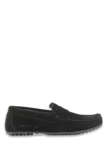 Hylton Mocassin Homme 80743-07 Daim Noir 3 Hylton Mocassin Homme 80743-07 Daim Noir
