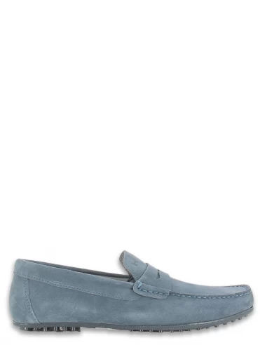 Hylton Mocassin Homme 80743-08 Daim Bleu 3 Hylton Mocassin Homme 80743-08 Daim Bleu