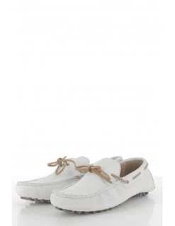 Hylton Mocassin Homme 80876-09 Daim Blanc -Magasin De Chaussures 80876 09 hylton 1