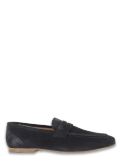 Hylton Mocassin Homme 82772-02 Daim Bleu Marine