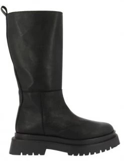 Hylton Bottes Femme 83729 Cuir Noir