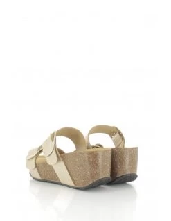 Plakton Mules Compensées Femme So Rock Bi Cuir Doré 10 Plakton Mules Compensées Femme So Rock Bi Cuir Doré -Magasin De Chaussures 876038 platino 01 plakton 2