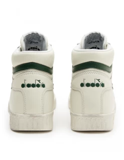 Diadora Sneakers Montantes Mixte Game L Hi Waxed Cuir Blanc/vert 9 Diadora Sneakers Montantes Mixte Game L Hi Waxed Cuir Blanc/vert -Magasin De Chaussures 899990 31 diadora 1