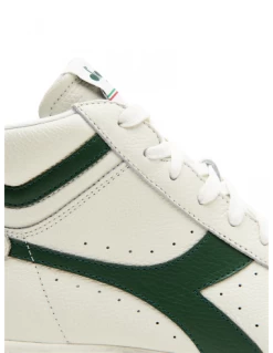 Diadora Sneakers Montantes Mixte Game L Hi Waxed Cuir Blanc/vert 11 Diadora Sneakers Montantes Mixte Game L Hi Waxed Cuir Blanc/vert -Magasin De Chaussures 899990 31 diadora 3