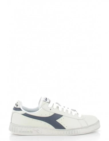 Diadora Sneakers Mixte Game L Low Cuir Blanc/bleu 7 Diadora Sneakers Mixte Game L Low Cuir Blanc/bleu – Image 5