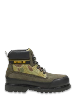 Caterpillar Bottines Homme Utha Cuir Kaki