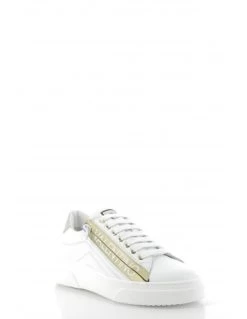 Valentino Baskets De Ville Femme Stan Summer Cuir Blanc/doré 8 Valentino Baskets De Ville Femme Stan Summer Cuir Blanc/doré -Magasin De Chaussures 91s3902lam 780 valentino 1