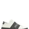 Valentino Baskets De Ville Homme 0696U- Cuir Blanc/noir 1 Valentino Baskets De Ville Homme 0696U- Cuir Blanc/noir -Magasin De Chaussures 92190696 col010