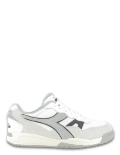 Diadora Sneakers Homme Winner Sl White Cuir Gris/blanc