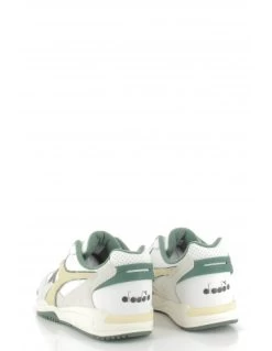 Diadora Sneakers Homme Winner Sl Cuir Blanc/vert/jaune -Magasin De Chaussures 928940 31 diadora 1