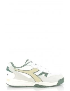 Diadora Sneakers Homme Winner Sl Cuir Blanc/vert/jaune -Magasin De Chaussures 928940 31 diadora 2