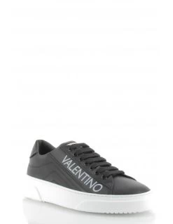 Valentino Baskets De Ville Homme Stan Summer Cuir Noir -Magasin De Chaussures 92s3902vit 550 valentino 1