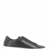 Valentino Baskets De Ville Homme Stan Summer Cuir Noir