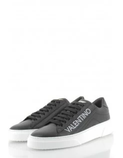 Valentino Baskets De Ville Homme Stan Summer Cuir Noir -Magasin De Chaussures 92s3902vit 550 valentino 2