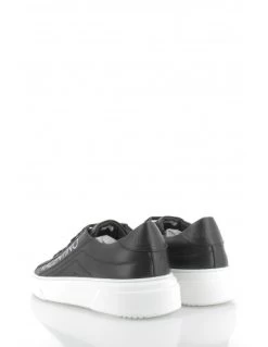 Valentino Baskets De Ville Homme Stan Summer Cuir Noir -Magasin De Chaussures 92s3902vit 550 valentino 3