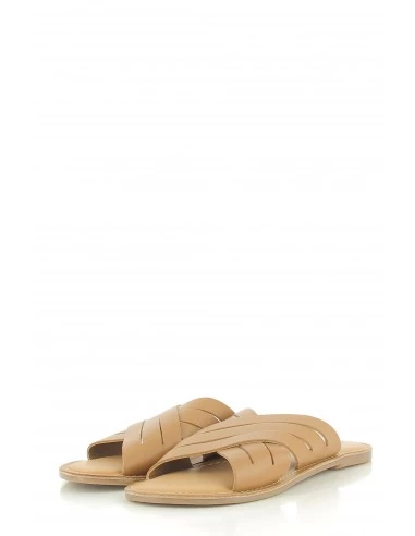 Kickers Mules Femme Kick Day Cuir Marron 6 Kickers Mules Femme Kick Day Cuir Marron â Image 4