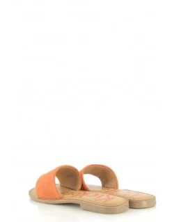 Kickers Mules Femme Kick Gipsi Cuir Orange -Magasin De Chaussures 931710 173 kickers 1