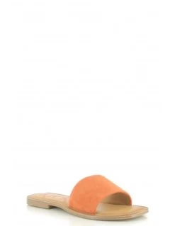 Kickers Mules Femme Kick Gipsi Cuir Orange -Magasin De Chaussures 931710 173 kickers 3