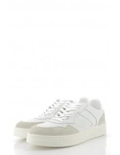 Valentino Baskets De Ville Homme Apollo Cuir Blanc/beige -Magasin De Chaussures 95a2501cam 710 valentino 1