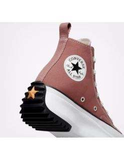 Converse Sneakers Compensées Montantes Femme Run Star Hike Hi Saddle Rose -Magasin De Chaussures a00852c converse 3