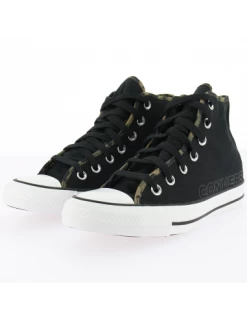 Converse Sneakers Montantes Femme Ctas Hi Noir Camouflage -Magasin De Chaussures a02530c converse 1