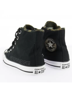 Converse Sneakers Montantes Femme Ctas Hi Noir Camouflage -Magasin De Chaussures a02530c converse 2