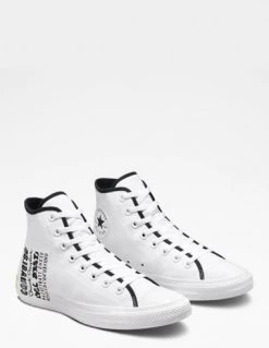 Converse Sneakers Montantes Homme Ctas Hi Blanc Noir -Magasin De Chaussures a02795c converse 2