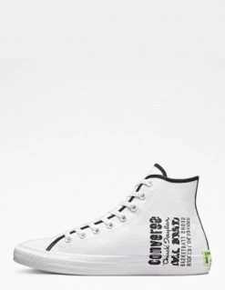 Converse Sneakers Montantes Homme Ctas Hi Blanc Noir -Magasin De Chaussures a02795c converse 3