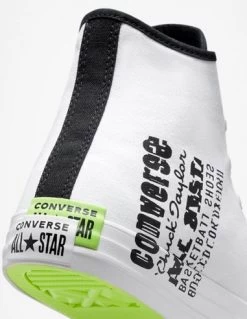 Converse Sneakers Montantes Homme Ctas Hi Blanc Noir -Magasin De Chaussures a02795c converse 6